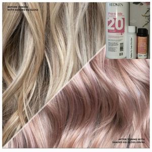 Redken Color Gels Lacquers Color Kit: 9VRo Rose & Pro-Oxide Developer